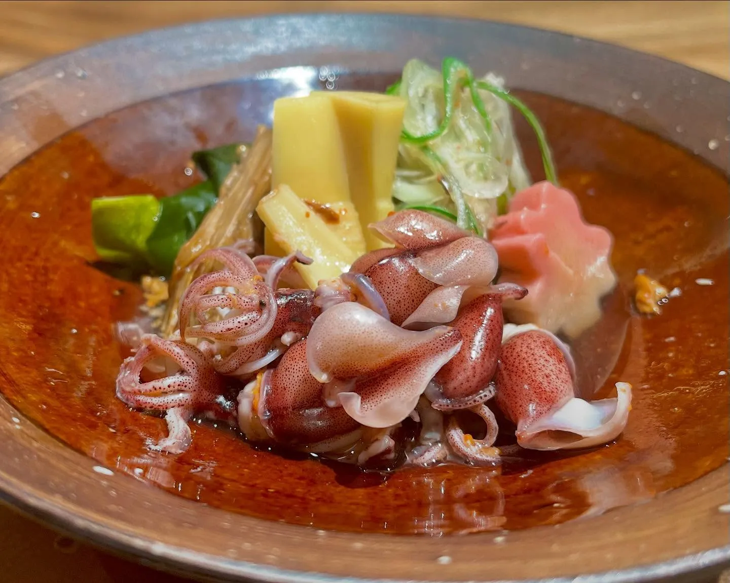 【生蛍烏賊しゃぶしゃぶ】