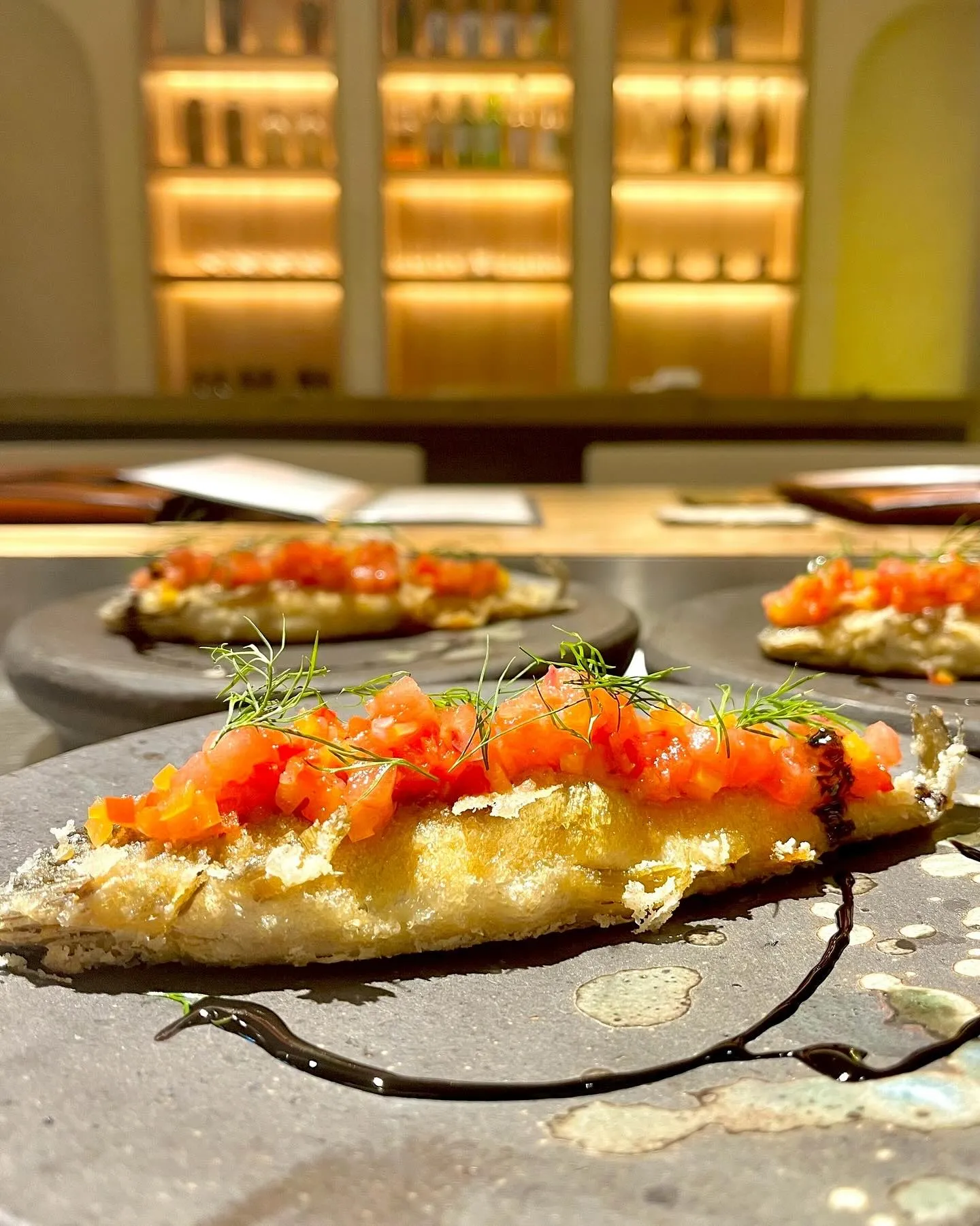 【鮎のコンフィ】